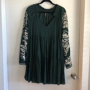 Free People Emerald City Shift Dress